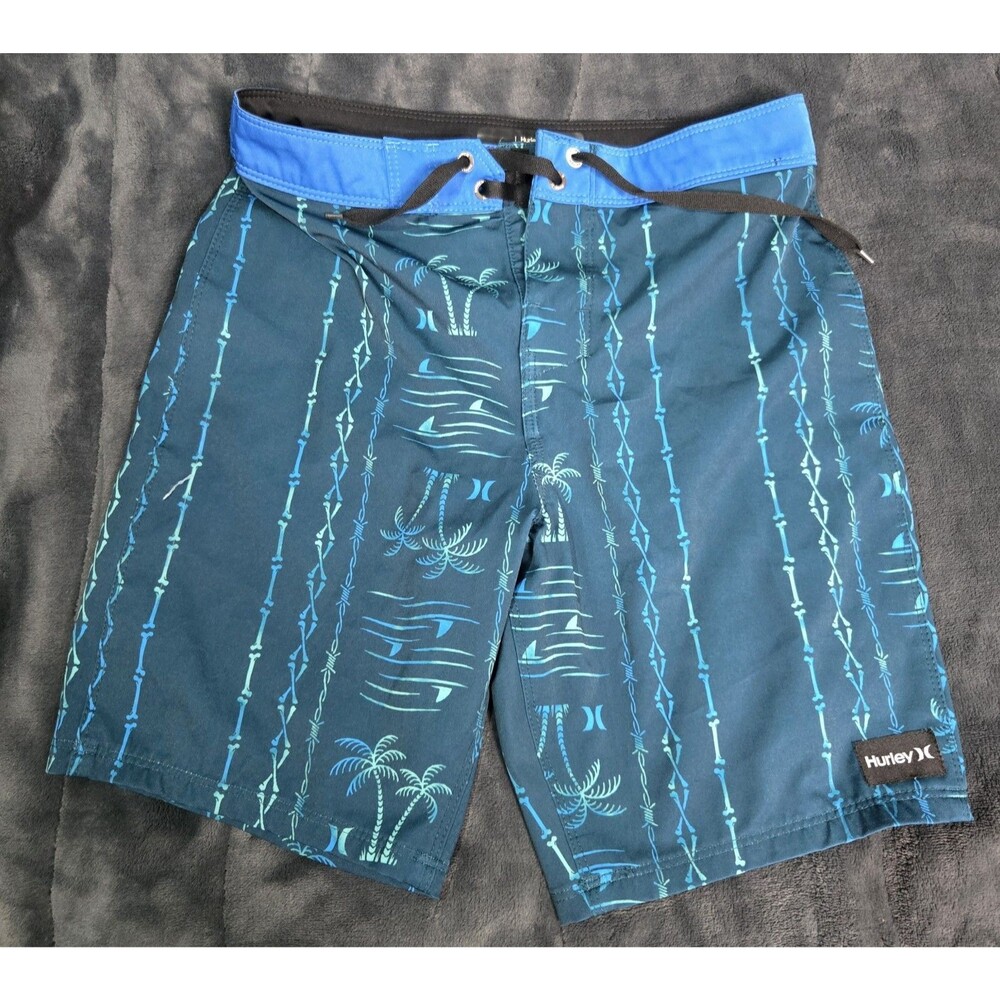 Hurley Board Shorts Boys Youth Size 10 25” Waist Swim Trunks